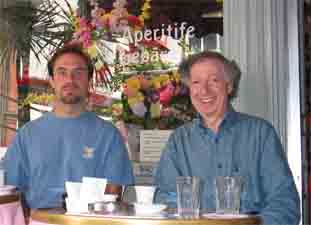 Gordon and Arthur at the Caf� Schober