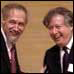 Alain Connes and Arthur Jaffe on 24 May 2000 at the Collège de France in Paris, where Arthur announced the $7million Millennium Prize in Mathematics